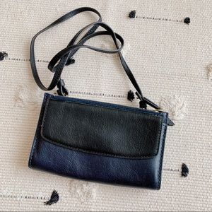 Fossil Leather Crossbody Bay w/ Detachable Wallet